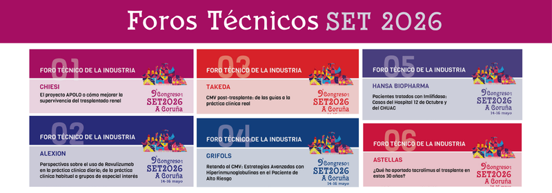Foros Técnicos de la Industria SET 2026, 14 y 15 de mayo