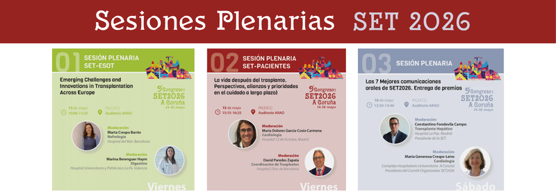 Sesiones Plenarias SET 2026 A Coruña | 15-16 de mayo